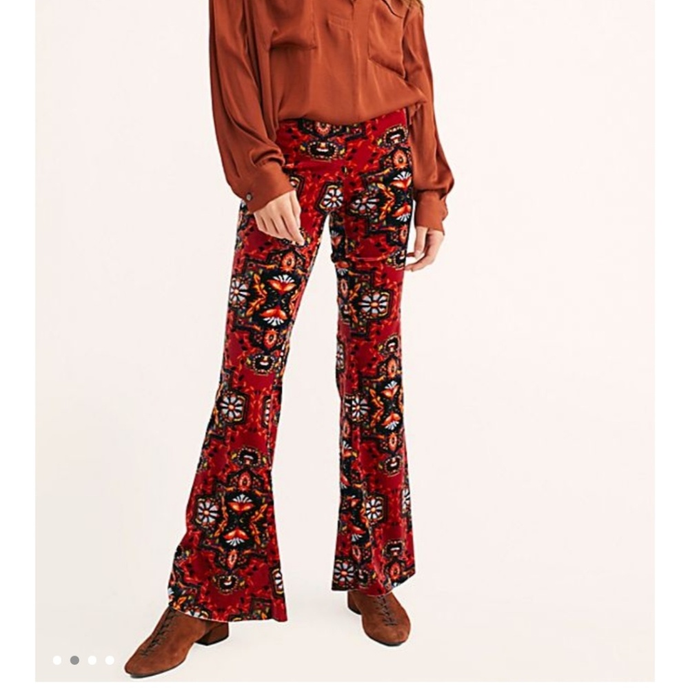 Free People Emilia Printed Pants
